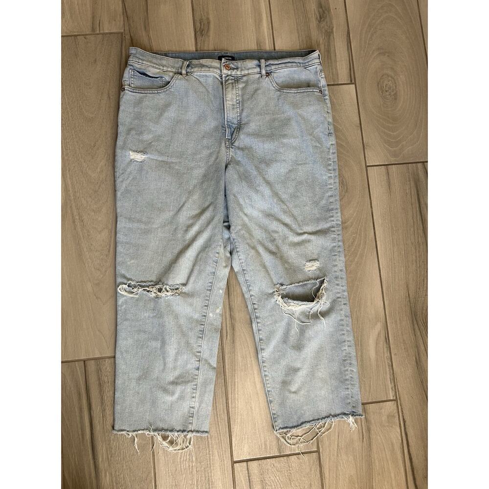 Express Destroyed mom jeans Jeans Women's size 14 JW
